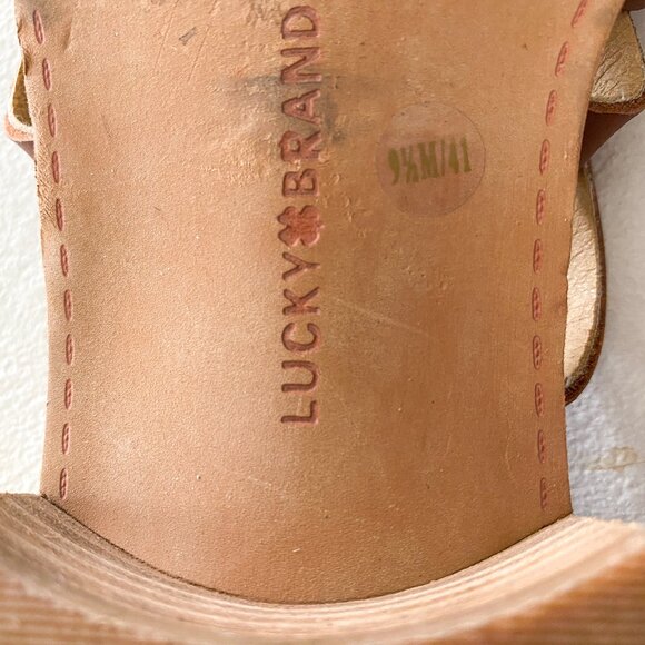 Lucky Brand - Fiorella Strappy Block Heel Sandals - Picture 9 of 12